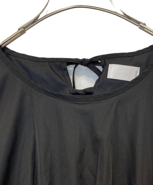 Sono（ソーノ）Sono (ソーノ) ナイロン切替半袖ワンピース　S212DV036 ブラック サイズ:1の古着・服飾アイテム