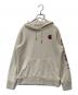CarHartt（カーハート）の古着「Relaxed Fit Midweight Logo Hoodie リラックスト フィット ミッドウェイト ロゴ フーディ TS0288-W」｜ライトグレー