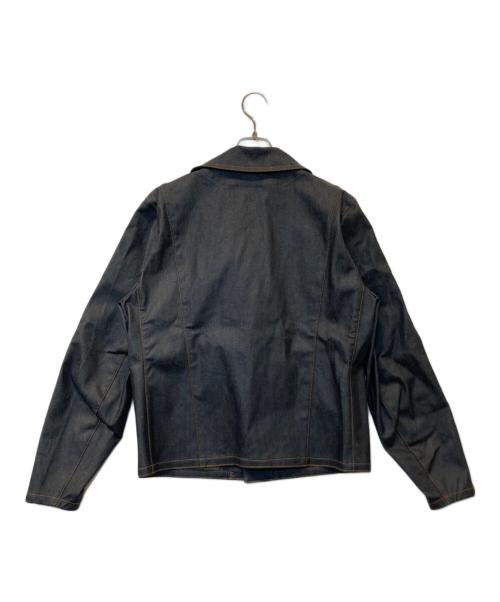 graphzero（グラフゼロ）Graphzero (グラフゼロ) ダブルライダースジャケット インディゴ サイズ:Lの古着・服飾アイテム