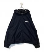 BALENCIAGAバレンシアガ）の古着「21AW ジップパーカー　674719 TLVB4」｜ブラック