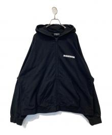 BALENCIAGA（バレンシアガ）の古着「21AW ジップパーカー　674719 TLVB4」｜ブラック