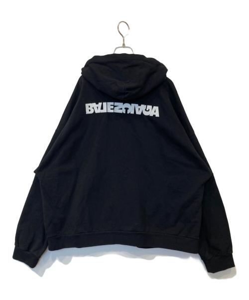BALENCIAGA（バレンシアガ）BALENCIAGA (バレンシアガ) 21AW ジップパーカー　674719 TLVB4 ブラック サイズ:３の古着・服飾アイテム
