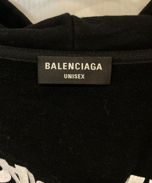 BALENCIAGA（バレンシアガ）BALENCIAGA (バレンシアガ) 21AW ジップパーカー　674719 TLVB4 ブラック サイズ:３の古着・服飾アイテム