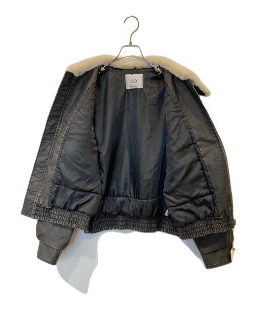 SLY（スライ）SLY (スライ) WASHED PUFFER ブルゾン 0301AZ30-1821 ブラック サイズ:FREEの古着・服飾アイテム