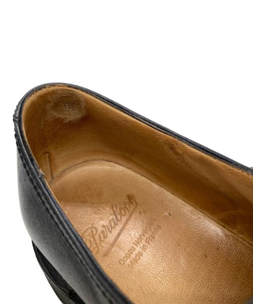 PARABOOT（パラブーツ）PARABOOT (パラブーツ) ダブルモンクストラップレザーシューズ 74243 ブラック サイズ:6の古着・服飾アイテム
