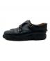 PARABOOT (パラブーツ) ダブルモンクストラップレザーシューズ 74243 ブラック サイズ:6：25000円