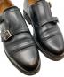 中古・古着 PARABOOT (パラブーツ) ダブルモンクストラップレザーシューズ 74243 ブラック サイズ:6：25000円