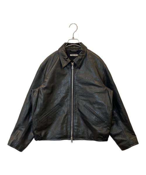FREAK'S STORE（フリークスストア）FREAK'S STORE (フリークスストア) Calf Leather Minimal Single Riders Jacket カーフ レザー ミニマル シングル ライダース 253-1570 ブラック サイズ:Sの古着・服飾アイテム