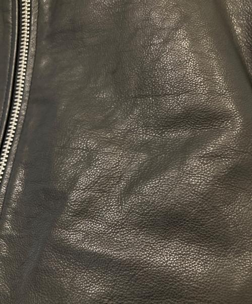 FREAK'S STORE（フリークスストア）FREAK'S STORE (フリークスストア) Calf Leather Minimal Single Riders Jacket カーフ レザー ミニマル シングル ライダース 253-1570 ブラック サイズ:Sの古着・服飾アイテム