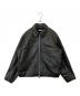 FREAK'S STORE（フリークスストア）の古着「Calf Leather Minimal Single Riders Jacket カーフ レザー ミニマル シングル ライダース 253-1570」｜ブラック