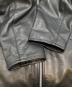 中古・古着 FREAK'S STORE (フリークスストア) Calf Leather Minimal Single Riders Jacket カーフ レザー ミニマル シングル ライダース 253-1570 ブラック サイズ:S：18000円