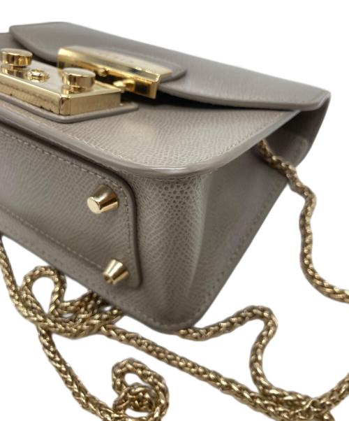 FURLA（フルラ）FURLA (フルラ) METROPOLIS CHAIN SHOULDER BAG メトロポリス チェーン ショルダー バッグ G6400/B5 グレーの古着・服飾アイテム