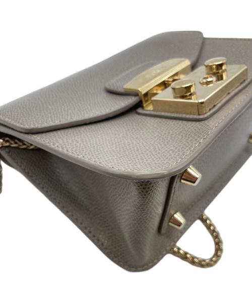 FURLA（フルラ）FURLA (フルラ) METROPOLIS CHAIN SHOULDER BAG メトロポリス チェーン ショルダー バッグ G6400/B5 グレーの古着・服飾アイテム
