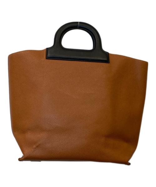 ROPE（ロペ）ROPE (ロペ) RAY BAG Medium レイ バッグ ミディアム ブラウンの古着・服飾アイテム
