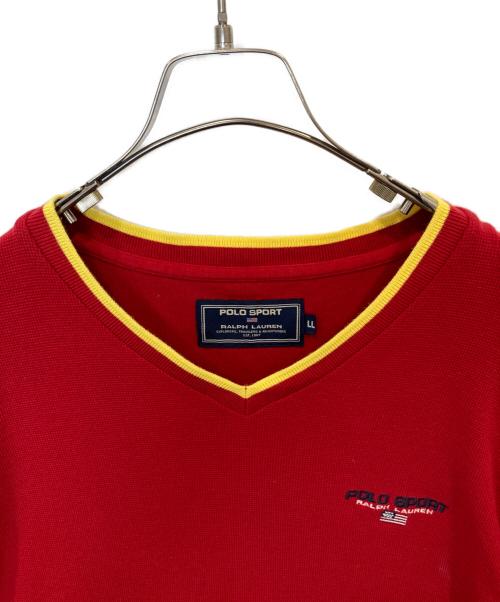 POLO SPORT（ポロスポーツ）POLO SPORT (ポロスポーツ) 半袖カットソー レッド サイズ:LLの古着・服飾アイテム