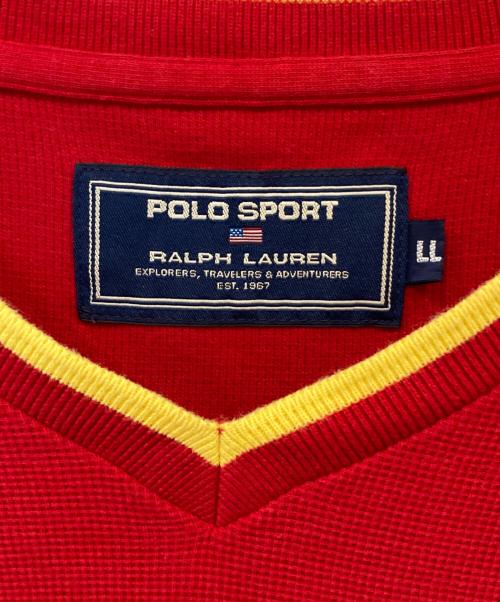POLO SPORT（ポロスポーツ）POLO SPORT (ポロスポーツ) 半袖カットソー レッド サイズ:LLの古着・服飾アイテム