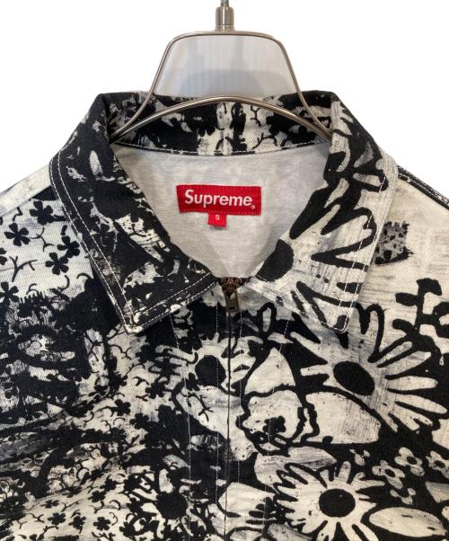 SUPREME（シュプリーム）SUPREME (シュプリーム) Christopher Wool (クリストファーウール) デニムワークジャケット ブラック サイズ:Ｓの古着・服飾アイテム
