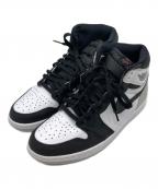 NIKEナイキ）の古着「AIR JORDAN1　エア ジョーダン ワン　555088-108」｜ブラック×ホワイト