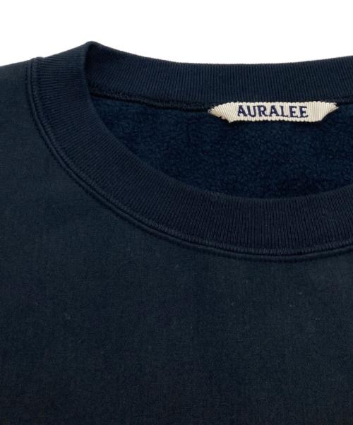 AURALEE（オーラリー）AURALEE (オーラリー) ELASTIC HIGH GAUGE SWEAT P/O エラスティック ハイゲージ スウェット プルオーバー A26SP02NU ブラック サイズ:4の古着・服飾アイテム