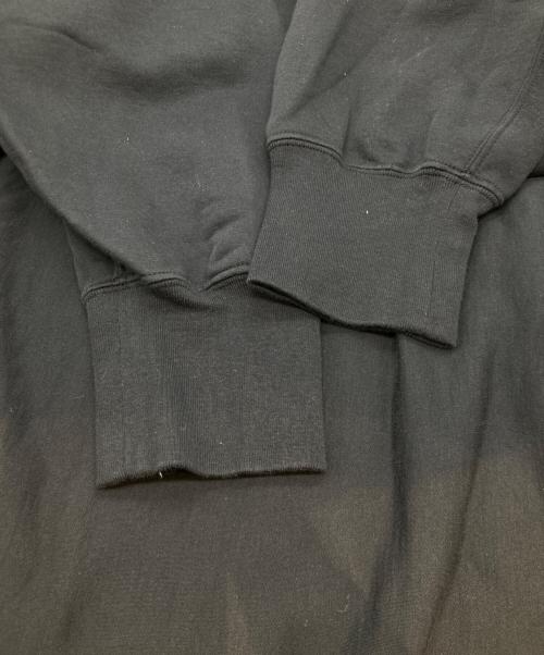 AURALEE（オーラリー）AURALEE (オーラリー) ELASTIC HIGH GAUGE SWEAT P/O エラスティック ハイゲージ スウェット プルオーバー A26SP02NU ブラック サイズ:4の古着・服飾アイテム