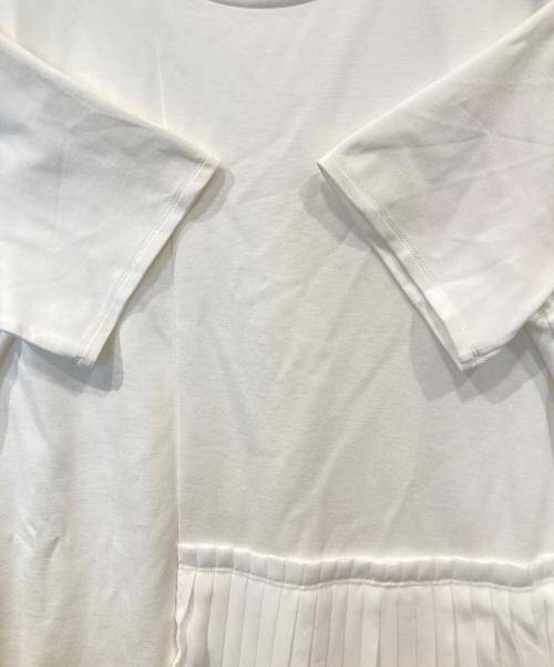 CLANE（クラネ）CLANE (クラネ) アシンメトリープリーツワンピース 12112-2381 ホワイト サイズ:1の古着・服飾アイテム
