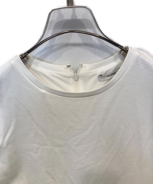 CLANE（クラネ）CLANE (クラネ) アシンメトリープリーツワンピース 12112-2381 ホワイト サイズ:1の古着・服飾アイテム