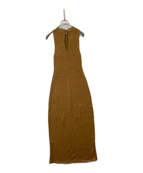 LA MAILLE SEZANE（ラ マイユ セザンヌ）LA MAILLE SEZANE (ラ マイユ セザンヌ) Robe Mahalia ワンピース  ブラウン サイズ:XSの古着・服飾アイテム