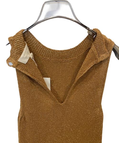 LA MAILLE SEZANE（ラ マイユ セザンヌ）LA MAILLE SEZANE (ラ マイユ セザンヌ) Robe Mahalia ワンピース  ブラウン サイズ:XSの古着・服飾アイテム