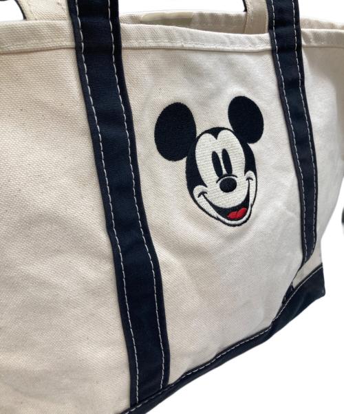 L.L.Bean（エルエルビーン）L.L.Bean (エルエルビーン) Disney (ディズニー) トートバッグ アイボリーの古着・服飾アイテム