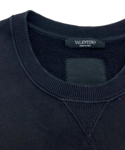 VALENTINO（ヴァレンティノ）VALENTINO (ヴァレンティノ) ロックスタッズ スウェット NV0MF03U3TV ブラック サイズ:XLの古着・服飾アイテム