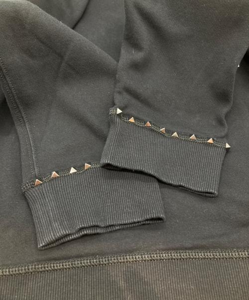 VALENTINO（ヴァレンティノ）VALENTINO (ヴァレンティノ) ロックスタッズ スウェット NV0MF03U3TV ブラック サイズ:XLの古着・服飾アイテム