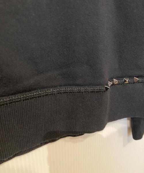 VALENTINO（ヴァレンティノ）VALENTINO (ヴァレンティノ) ロックスタッズ スウェット NV0MF03U3TV ブラック サイズ:XLの古着・服飾アイテム
