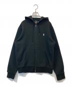 POLO RALPH LAURENポロ・ラルフローレン）の古着「ワンポイント フルジップ パーカー　RL710888282」｜ブラック