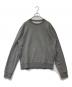 Maison Margiela（メゾンマルジェラ）の古着「カウレザーエルボーパッチスウェットプルオーバー S50GU0090 S25368」｜グレー