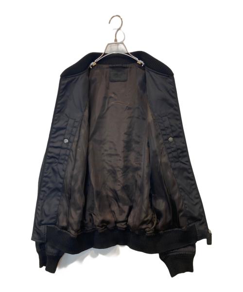 PRADA（プラダ）PRADA (プラダ) Re-Nylon ボンバージャケット SGH038 R121 ブラック サイズ:48の古着・服飾アイテム