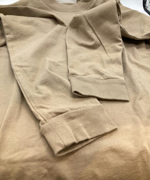 FOG ESSENTIALS（フィアオブゴッド エッセンシャル）FOG ESSENTIALS (フィアオブゴッド エッセンシャル) ロングスリーブカットソー ベージュ サイズ:12の古着・服飾アイテム