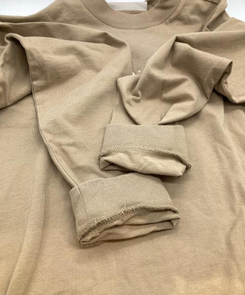 FOG ESSENTIALS（フィアオブゴッド エッセンシャル）FOG ESSENTIALS (フィアオブゴッド エッセンシャル) ロングスリーブカットソー ベージュ サイズ:12の古着・服飾アイテム