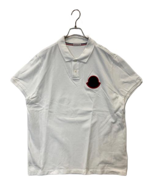 MONCLER（モンクレール）MONCLER (モンクレール) MAGLIA POLO ポロシャツ E10918322000 ホワイト サイズ:XLの古着・服飾アイテム