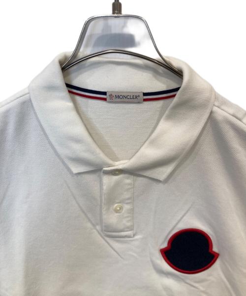 MONCLER（モンクレール）MONCLER (モンクレール) MAGLIA POLO ポロシャツ E10918322000 ホワイト サイズ:XLの古着・服飾アイテム