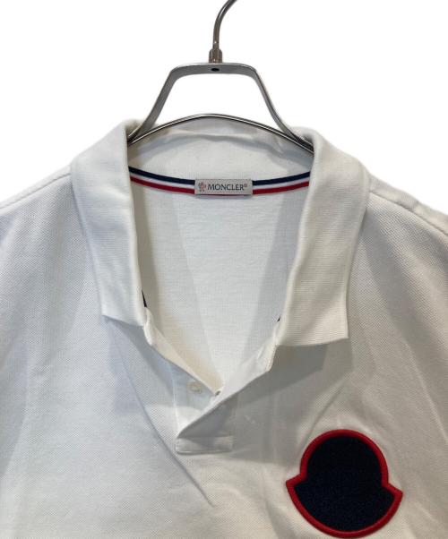 MONCLER（モンクレール）MONCLER (モンクレール) MAGLIA POLO ポロシャツ E10918322000 ホワイト サイズ:XLの古着・服飾アイテム