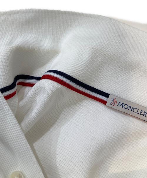 MONCLER（モンクレール）MONCLER (モンクレール) MAGLIA POLO ポロシャツ E10918322000 ホワイト サイズ:XLの古着・服飾アイテム