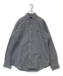 RALPH LAUREN（ラルフローレン）の古着「ギンガムチェックシャツ」｜ブラック×ホワイト