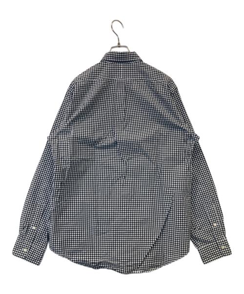RALPH LAUREN（ラルフローレン）RALPH LAUREN (ラルフローレン) ギンガムチェックシャツ ブラック×ホワイト サイズ:Mの古着・服飾アイテム