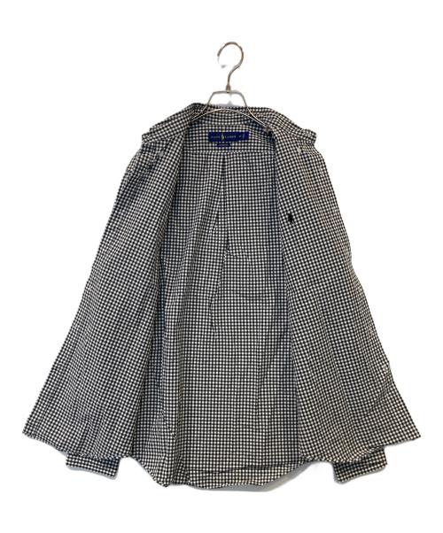 RALPH LAUREN（ラルフローレン）RALPH LAUREN (ラルフローレン) ギンガムチェックシャツ ブラック×ホワイト サイズ:Mの古着・服飾アイテム