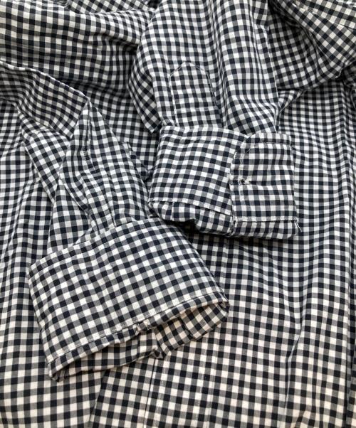 RALPH LAUREN（ラルフローレン）RALPH LAUREN (ラルフローレン) ギンガムチェックシャツ ブラック×ホワイト サイズ:Mの古着・服飾アイテム