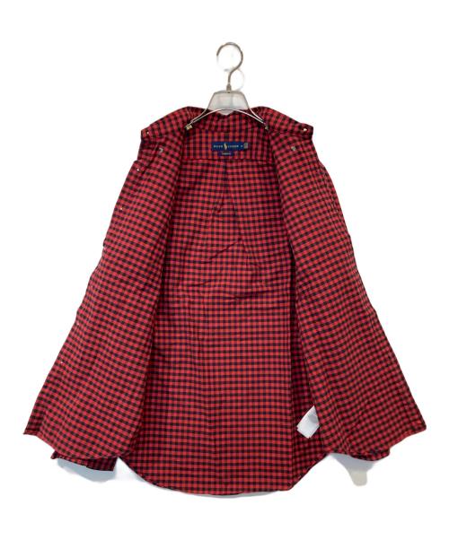 RALPH LAUREN（ラルフローレン）RALPH LAUREN (ラルフローレン) ギンガムチェックシャツ レッド×ブラック サイズ:Mの古着・服飾アイテム