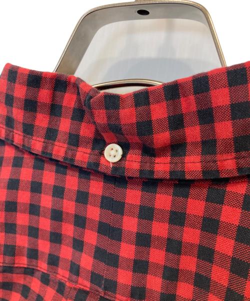 RALPH LAUREN（ラルフローレン）RALPH LAUREN (ラルフローレン) ギンガムチェックシャツ レッド×ブラック サイズ:Mの古着・服飾アイテム