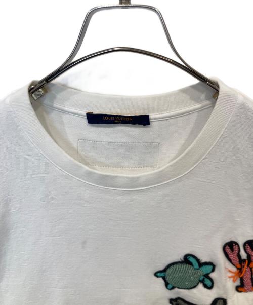 LOUIS VUITTON（ルイ ヴィトン）LOUIS VUITTON (ルイ ヴィトン) ビーズアニマルアンドモノグラムTシャツ RM211V DG1 HLY03W ホワイト サイズ:Lの古着・服飾アイテム