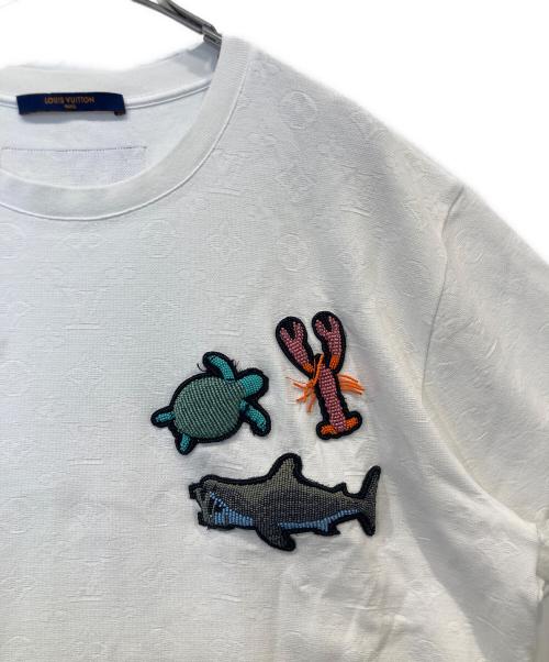 LOUIS VUITTON（ルイ ヴィトン）LOUIS VUITTON (ルイ ヴィトン) ビーズアニマルアンドモノグラムTシャツ RM211V DG1 HLY03W ホワイト サイズ:Lの古着・服飾アイテム