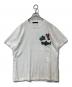 LOUIS VUITTON（ルイ ヴィトン）の古着「ビーズアニマルアンドモノグラムTシャツ RM211V DG1 HLY03W」｜ホワイト